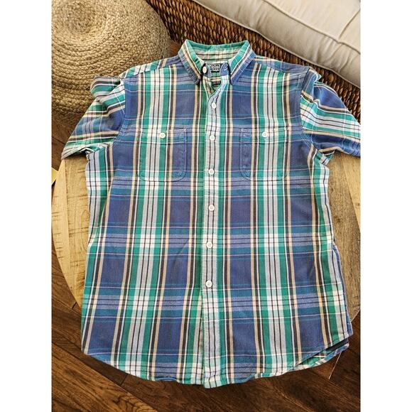 Polo Ralph Lauren Plaid Flannel Button Down Shirt Men's Size L RL Outfitters - Picture 8 of 9